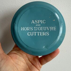 Vintage set of metal Tala Aspic and
 Hors d'Oeuvre cutters